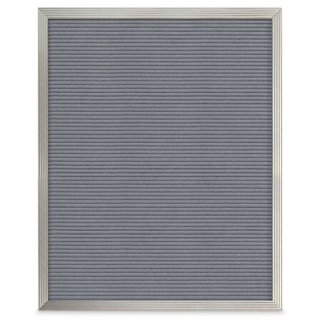 United Visual Products Sliding Door Indoor Enclosed Corkboard, 3 UV9019ACSH-SATIN-FORBO